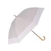 Pluvia Long Plain 58cm [Ultra-lightweight 220g] Women's Umbrella, Patchwork, Gray,
