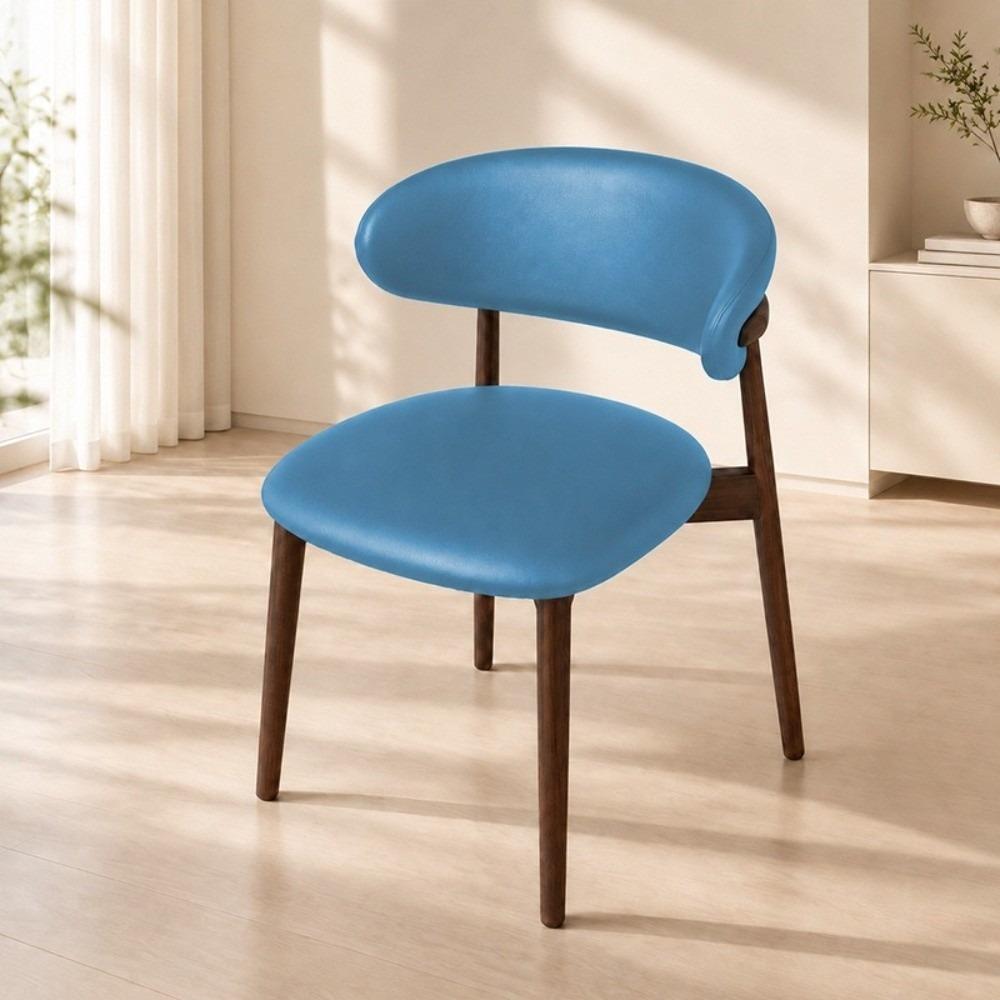 Oil-proof Curved Back Chairs Cover Dustproof Chair Slipcover PU Dining Chair Cover Hotel