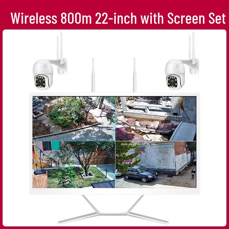 Wireless HD All-in-One Camera System for Home & Outdoor - No Wiring Needed