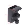 Clip On Desk Edge Pen Holder Organizer - Wide Clamping No Screws Office Home Storage for Workplace Teaching Supplies