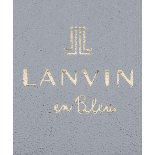 Lanvin en Bleu Carla Thin-Diameter Long Wallet, Light Gray, Size F