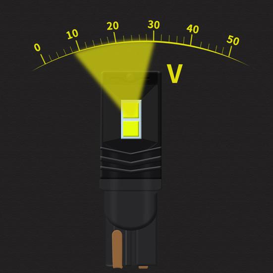 2Pcs T10 Wedge Lamp LED High Brightness Aluminium Light License Plate