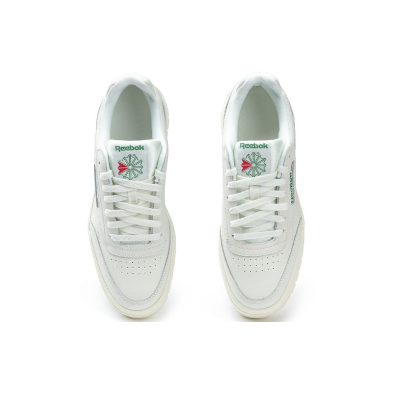 Reebok CLUB C MEGACOURT Low Top Skateboard Shoes Unisex White Sneakers 100221376