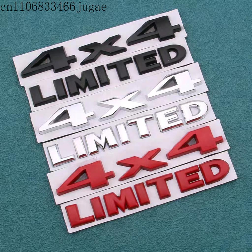 Car Front Rear LIMITED 4X4 Logo Auto Grille Emblem Sticker Accessories For Jeep Renegade Compass Grand Cherokee Wrangler Rubicon