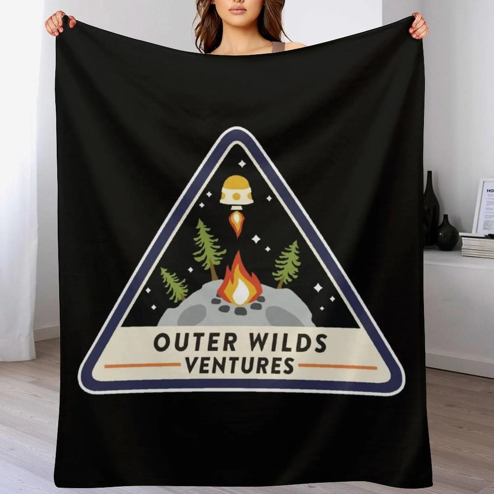 Outer Wilds Ventures Throw Blanket Warm Plush Fuzzy Blanket for Living Room 102x76cm(40x30in)