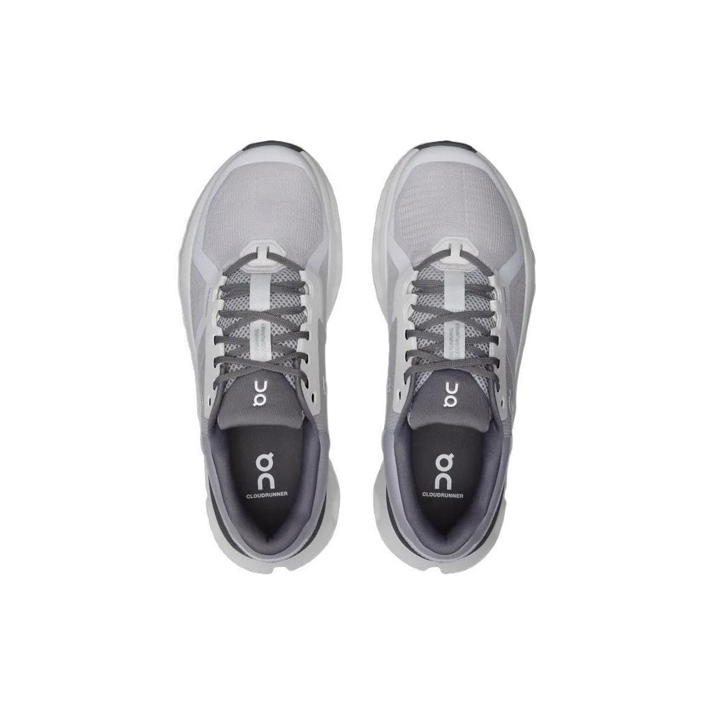 ON Cloudrunner 2 Frost White Men Sneakers Grey 3ME10140622