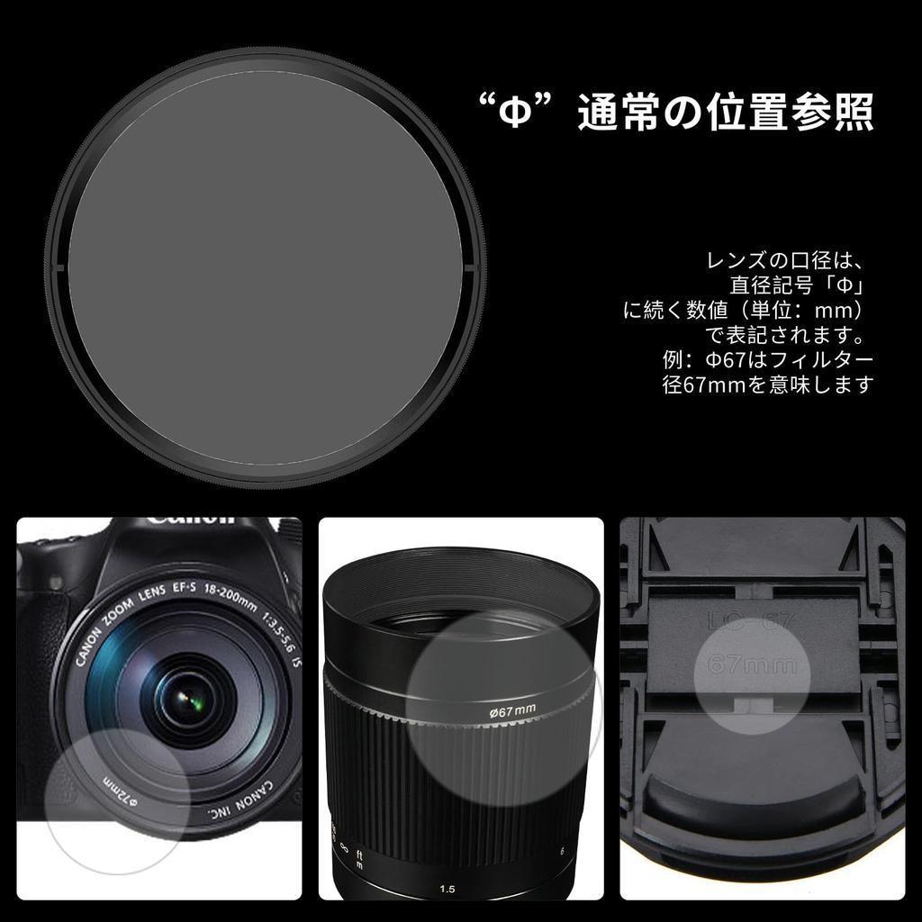 Lightdow 67mm CPL Optical Circular Polarizer for Architecture and Landscape Photography Filter, 96% Transmittance, Glass, Water-Repellent,