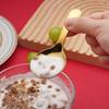 Rustfritt stål babyskjegaffel Kort håndtak speil polert matkvalitet miniis dessert te suppe øse Scooper Kjøkkenbestikk