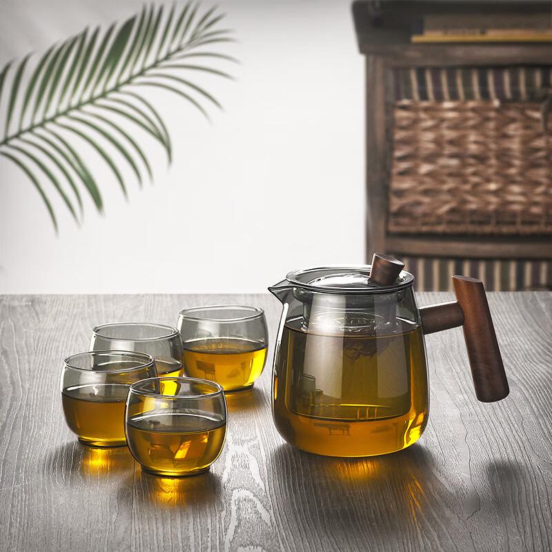 Shangqi Thickened Heat-Resistant Glass Teapot Set