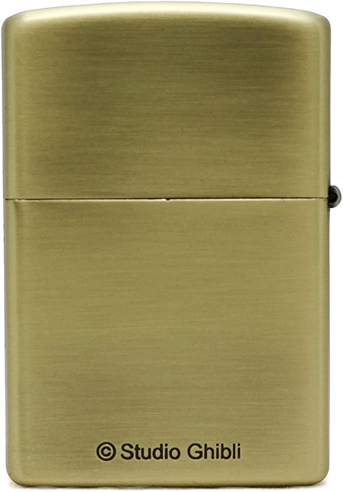 Zippo smoking antique brass x 6 x Studio My Neighbor profile view accessory, finish, 8.5 2.2 cm, Ghibli, Totoro, 3, NZ-04