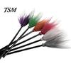 Decorative Witch Broom Halloween Prop, Detachable Mesh Wizard Broomstick for Magic Cosplay Costume Party Stage Performance, Haunted House Decoration