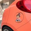 Auto Decal Car Sticker, Waterproof Self-adhesive PVC No Trace Decal, Realistic Girl Lasting Stickers Pattern Funny Sticker for Fuel Tank Caps Windows
