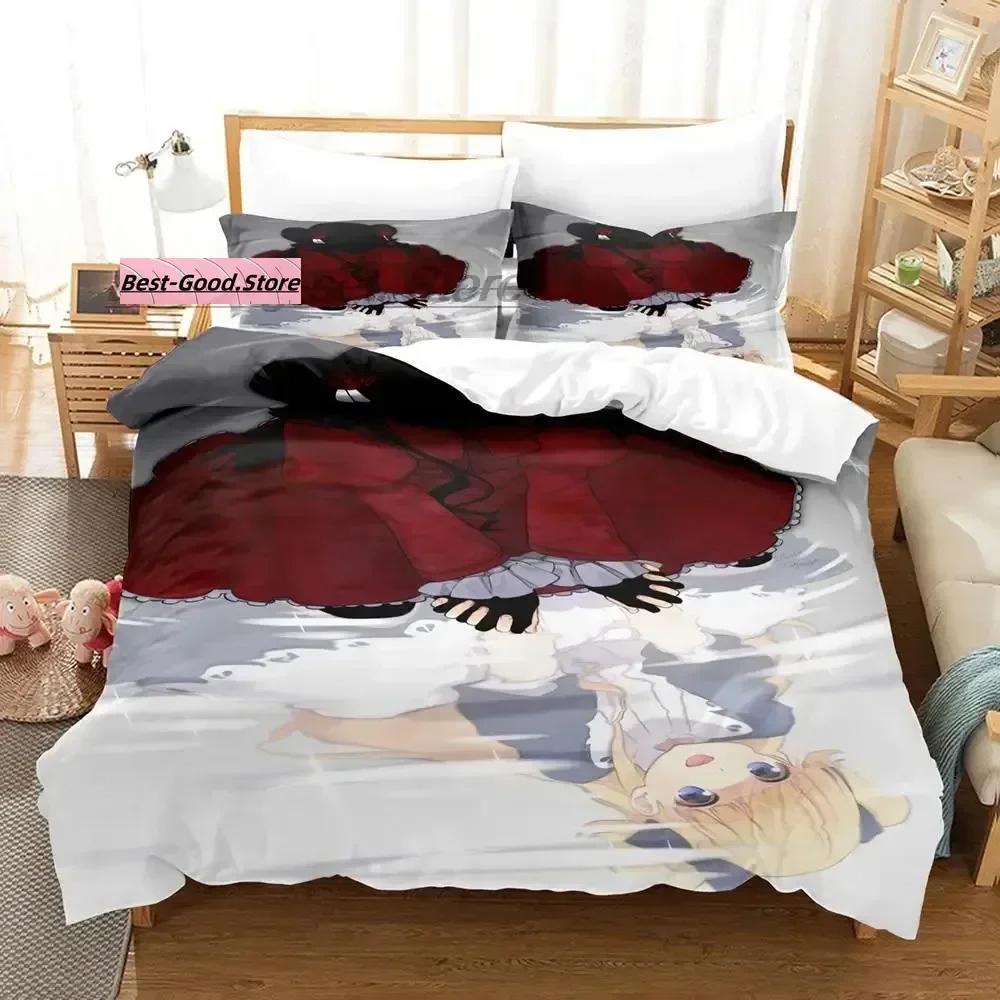 SHADOWS HOUSE Bedding Set Single Twin Full Queen King Size Bed Set Aldult Kid Bedroom Duvetcover Sets 3D Anime bed sheet set