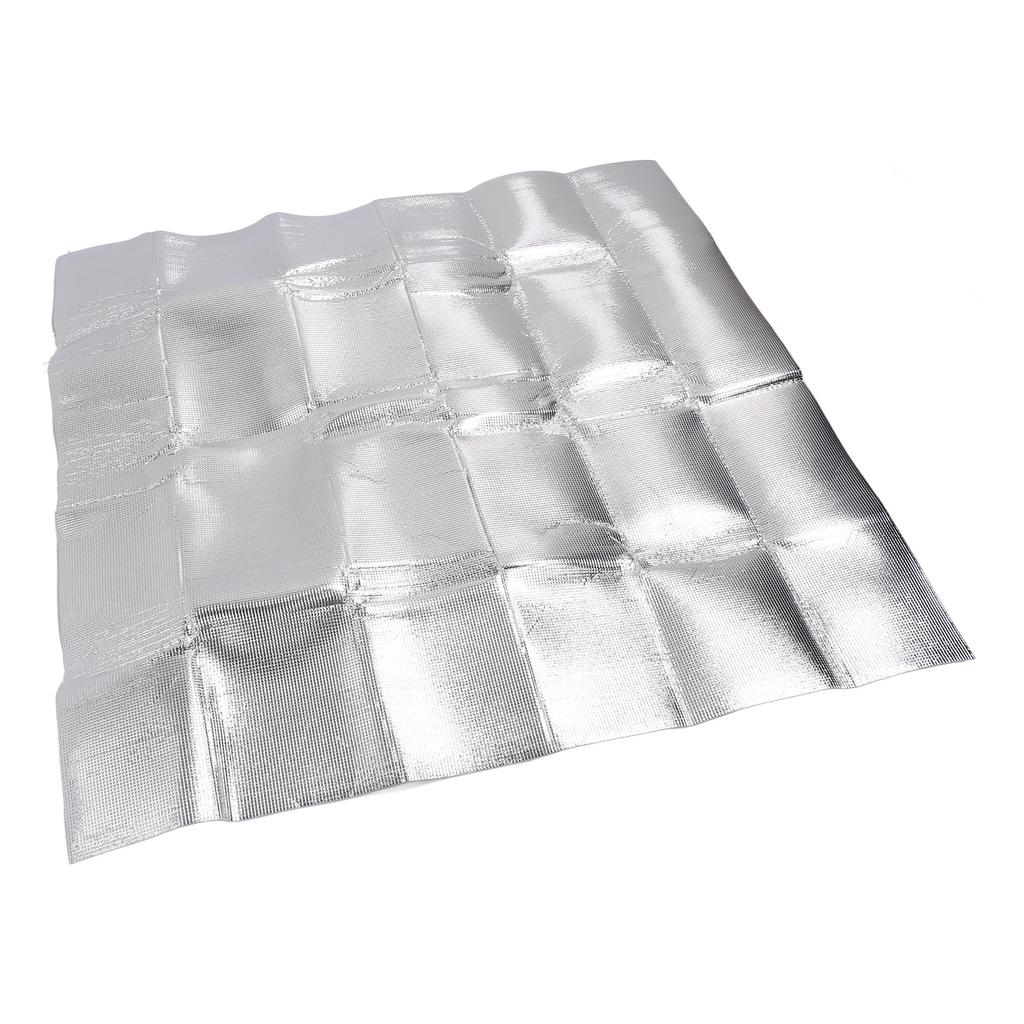 Attic Fan Seal Cover PE and Aluminum Efficient Insulation Film Dustproof Attic Vent Insulation Cover for Home 129x129cm