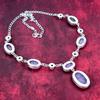 Purpurite & Amethyst 925 Solid Sterling Silver Necklace with Adjustable Chain, Handmade Gemstone Jewelry Necklace For Memorial Day