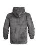 Men's American Style Double-Sided Fleece Hooded Jacket - Autumn/Winter, Zipper, Loose Fit, Casual Sweatshirt.