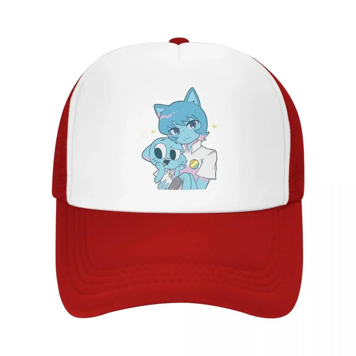 

Nicole Gumball Watterson Cap Fashion Casual Mesh Baseball Caps Adjustable Hat Hip Hop Summer Unisex Baseball Hats Polychromatic One Size