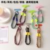 Fashion Color Mobile Phone Lanyard Short Nylon Wrist Handheld Strong Anti-Lost Keychain Bag Mobile Phone Case Pendant