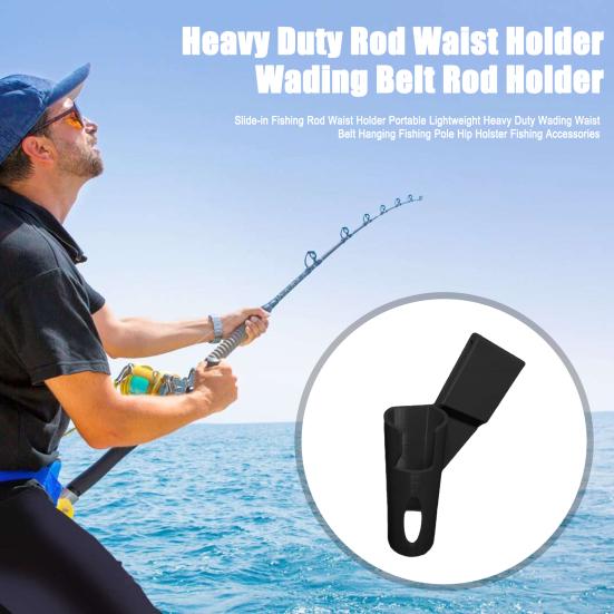 Einschiebbarer Angelruten-Hüfthalter Tragbar Leicht Hochbelastbar Wathose Hüfte