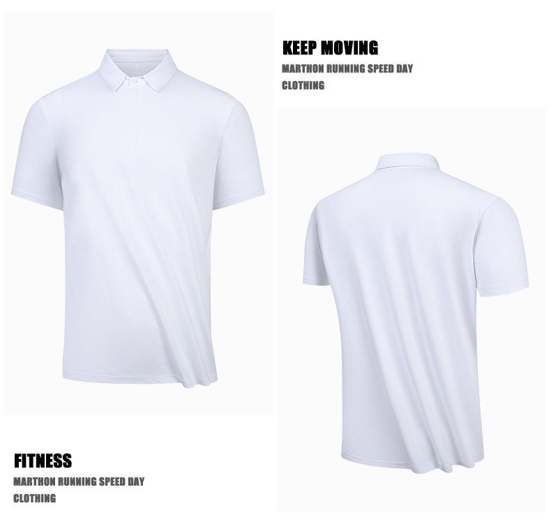 Men's Ice Silk Polo Shirt - Quick Dry, Short Sleeve, Frosted Mulberry Skin, High Quality Summer Wear