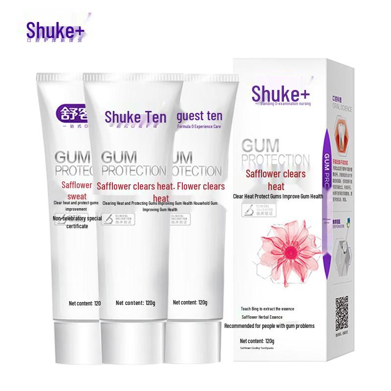 Shuke Anti-Inflammatory Gum Care Toothpaste (3-pack)