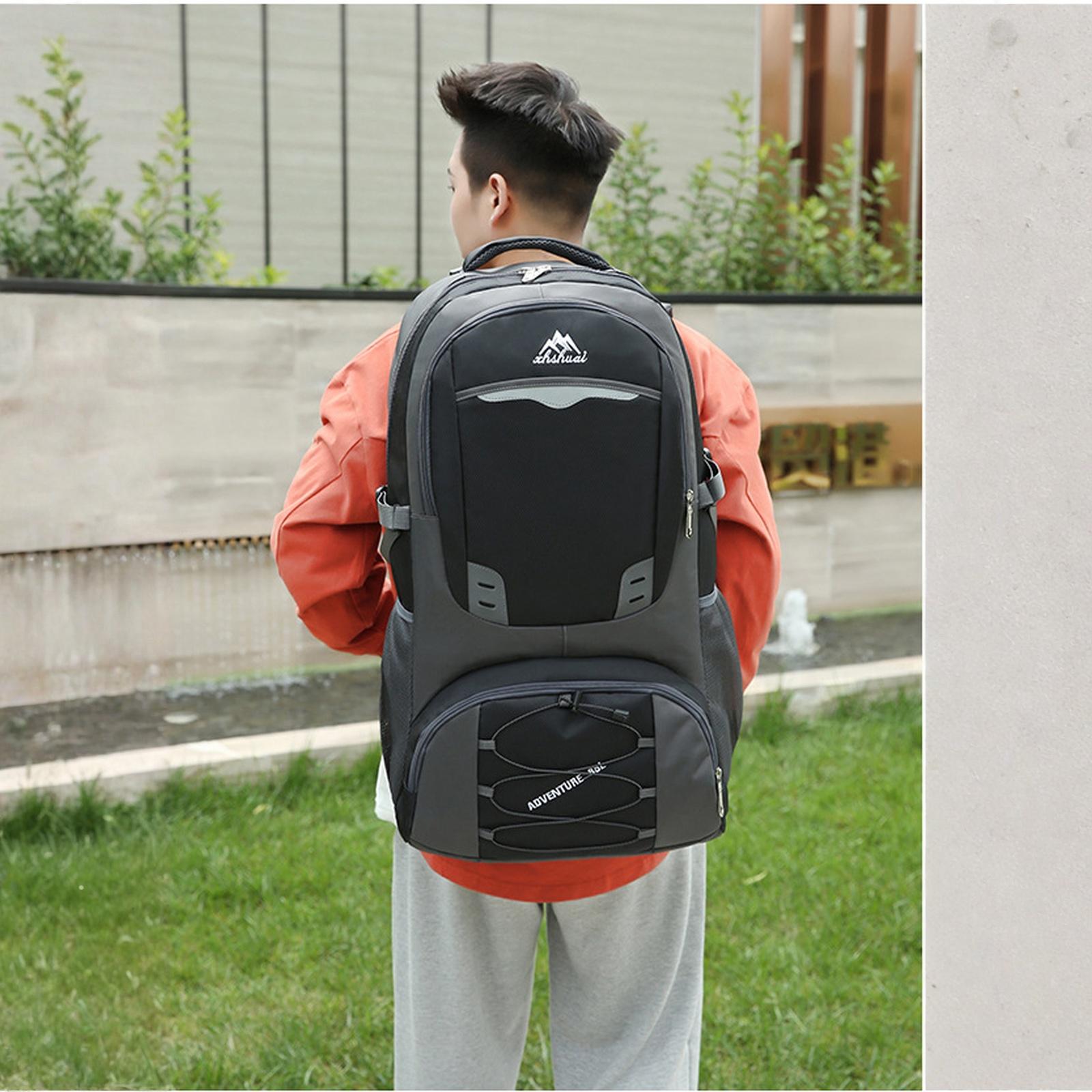 

85L 60L Mountaineering Waterproof Backpack Men Hiking Sport Bags Unisex 40L Climbing Backpack Outdoor Camping Travel Bag For Men S чорний