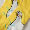 Summer Cartoon Duck Mid Cotton Socks Sweat Absorbent Cute Boneless Long Socks