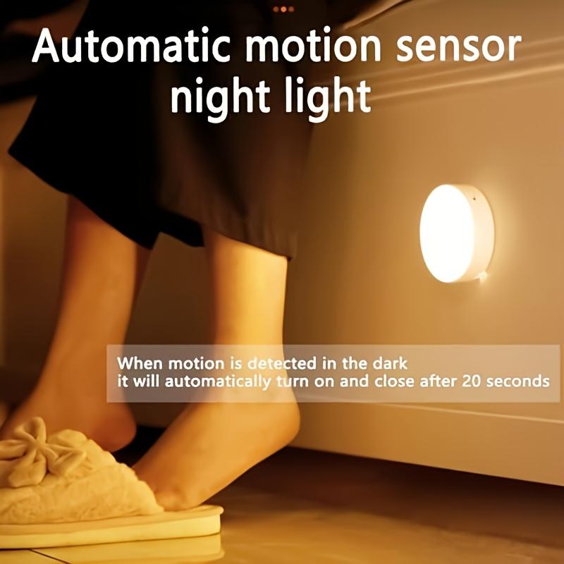 1pc Motion Sensor Light | USB Rechargeable, Motion Activated Stair Light, LED Human Body Sensor Light Suitable