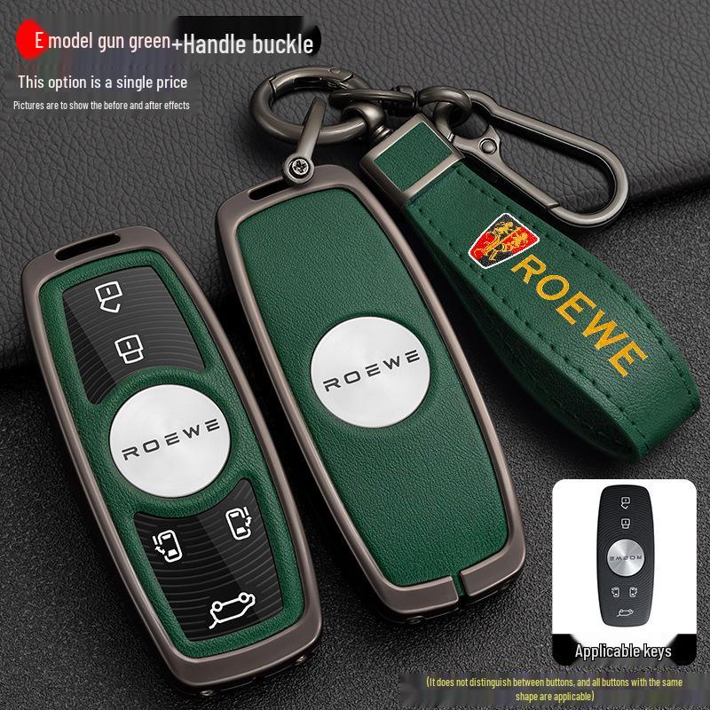 Roewe iMAX8 EV RX9 2023 Car Key Case – Metal Protective Shell with Buckle