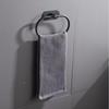 Rustproof Towel Ring Hook Wall Mounted Self-adhesive Towel Holder Hand Towel Holder  Bedroom Use