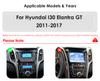 Hizpo 9.7inch For Tesla Style Car Radio For Hyundai I30 GD Elantra GT 2011 - 2017 Android Auto 4G Wireless Carplay DSP Multimedia Player 2Din Stere