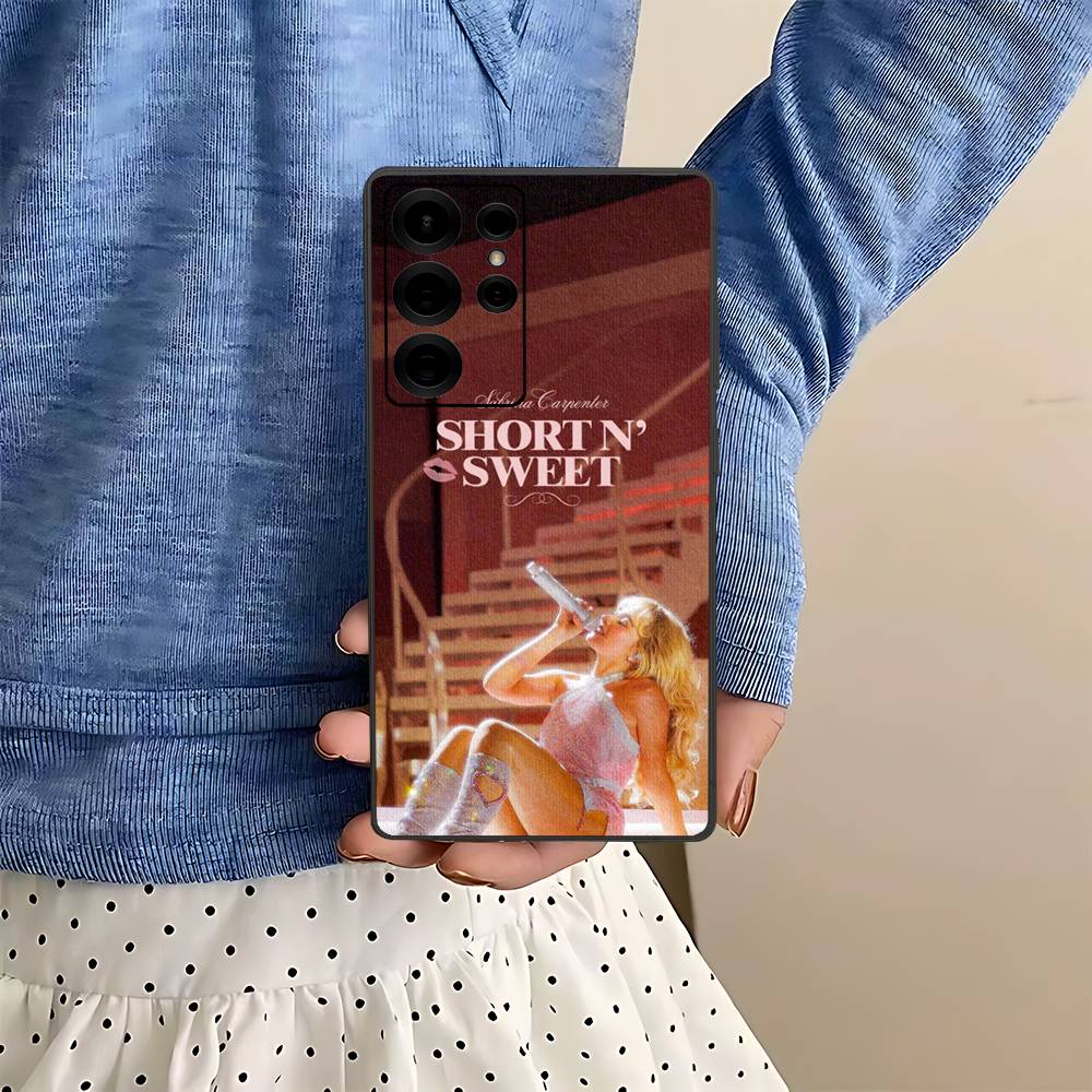 Singer S-Sabrina C-Carpenter Phone Case For Samsung S 24 fe 25 Ultra plus 20 lite 21 30 22 23 24 22 Ultra 5G Fundas