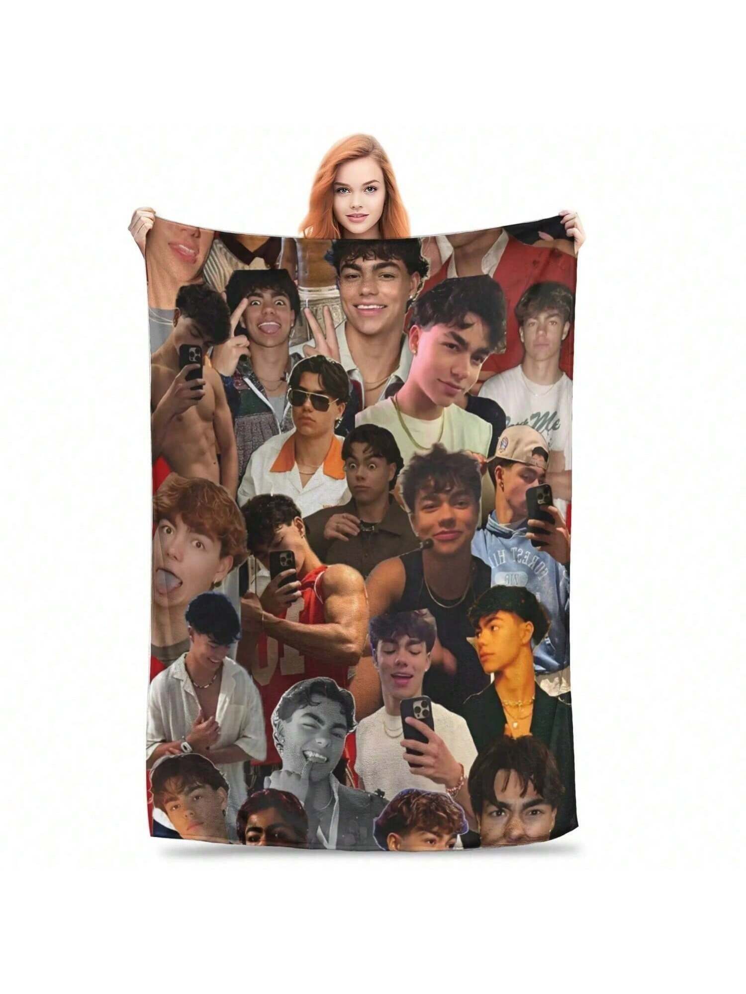 

Malachi Barton Blanket Super Soft Warm Throw Blankets For Couch 50x60 Inch Multi-Size Bedspread 75X95CM сірий колір