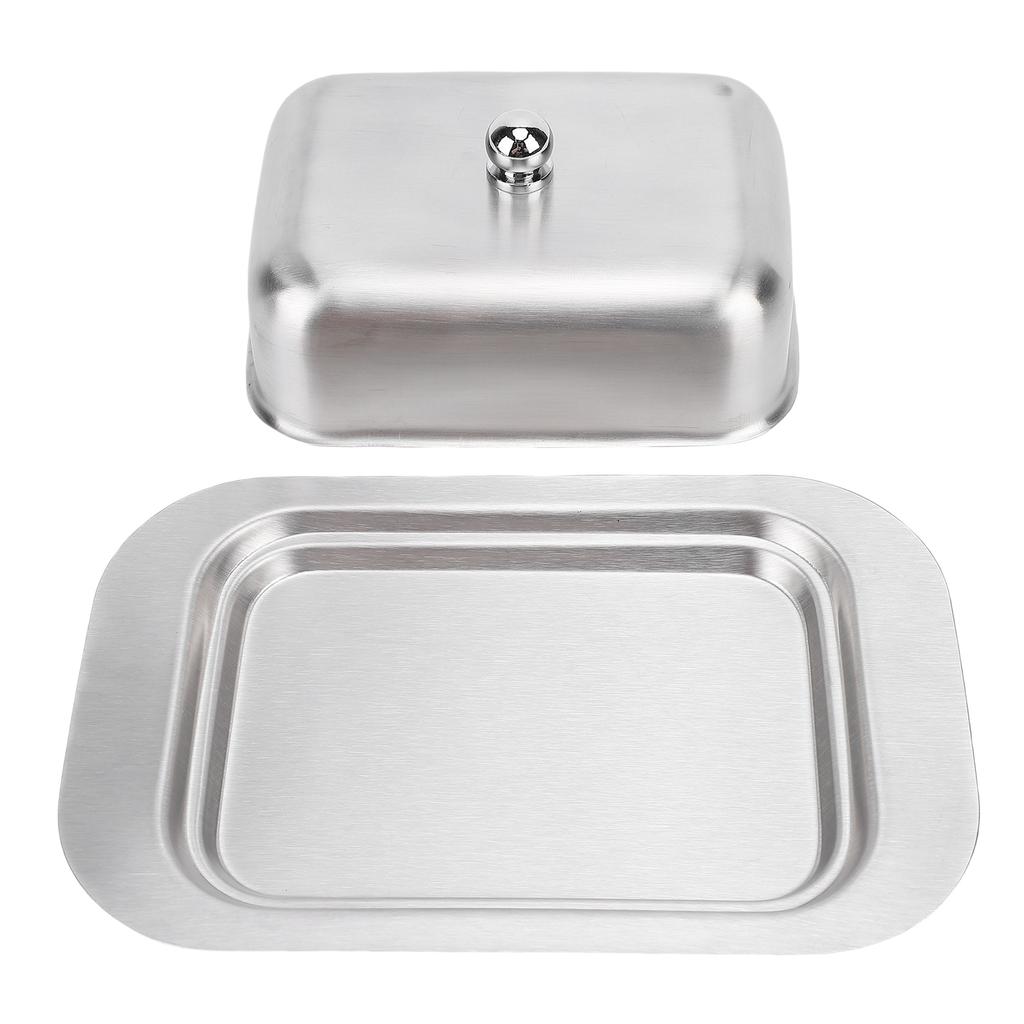 Nerezová ocel Mísa s víkem Potravinářská kvalita Vhodné do myčky Držák Krabička na sýr pro kuchyň
