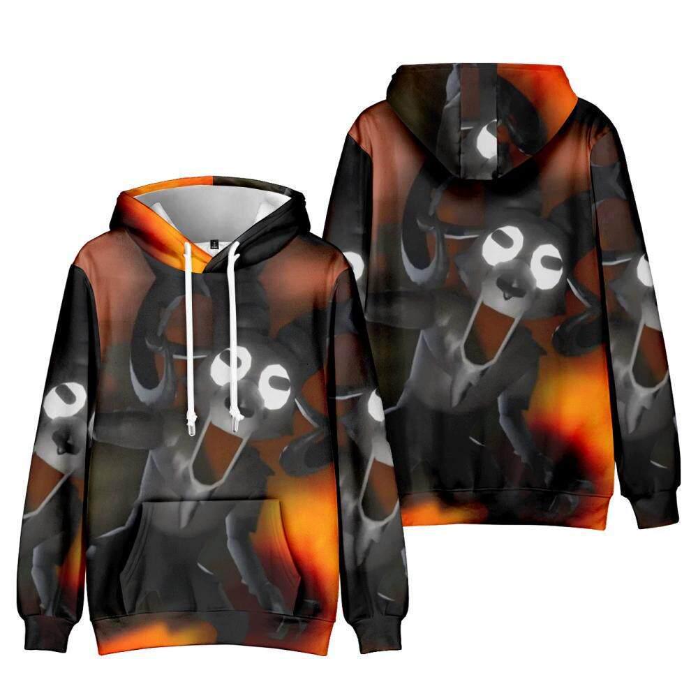 YMQ235 3D Digital Art Plus Size Hoodie - European & American Style
