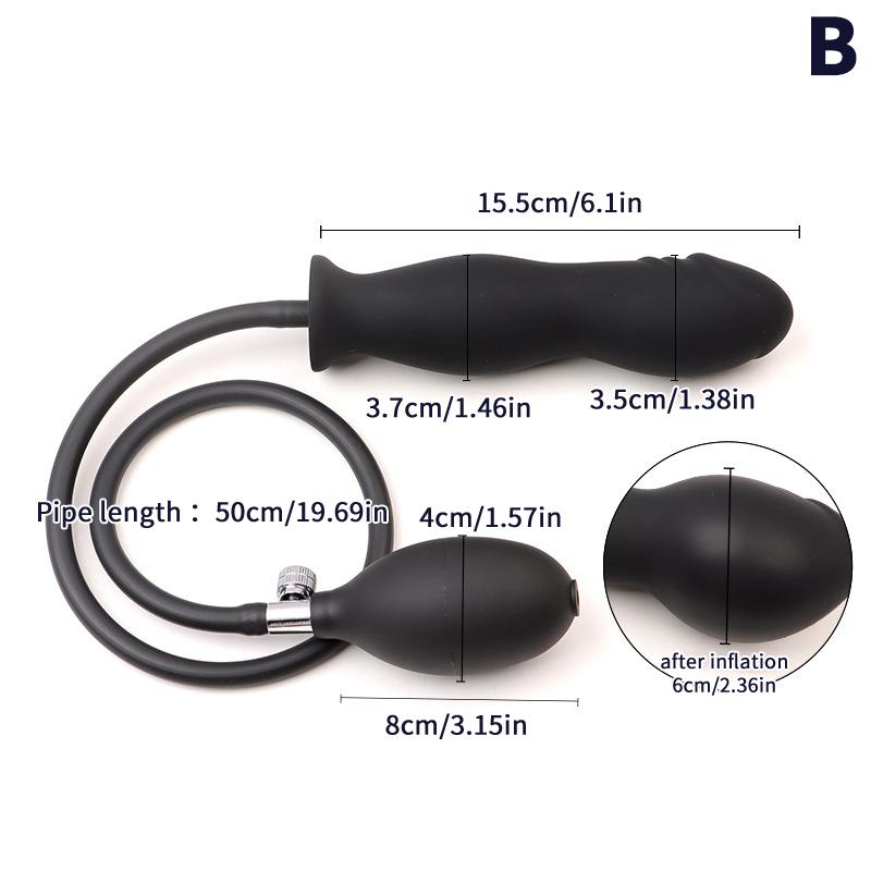 Inflatable Anal Plug Extra Large Prostate Massager G-Spot Stimulator for Men & Women Premium Comfort Adult Sex Toy Anal Dilator