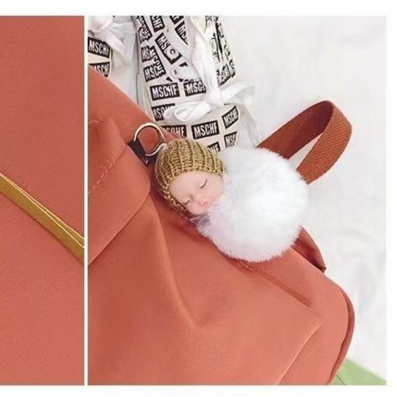 School bag girl junior high school high school student simple versatile big backpack canvas girl backpack tide