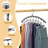 Stainless Steel Hanger Drying Socks Hanger With Clips Household Hanging Clothes Balcony Windproof Rack With Clamp Household Space Saving