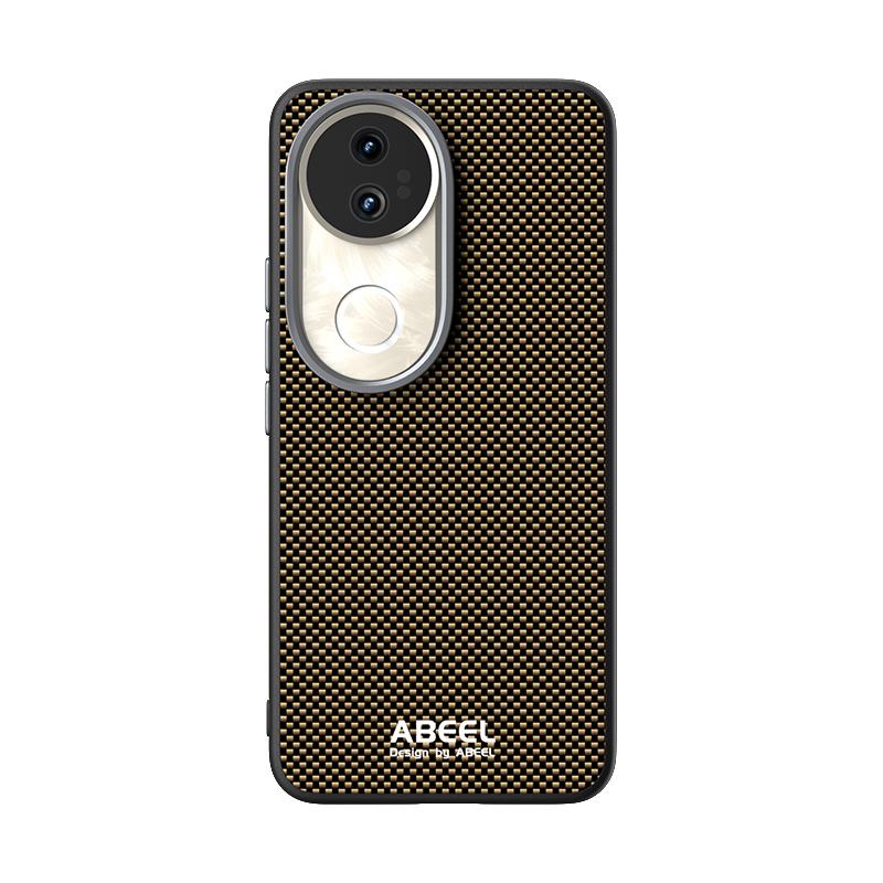 

Ecology Leather For S20 Pro Case Magsafe Slim Rigid Alloy Lens Magnetic Case Carbon Fiber Phone Case Cover Shell Anti-slip Grip Pc + tpu&vivo S20 Pro золотий