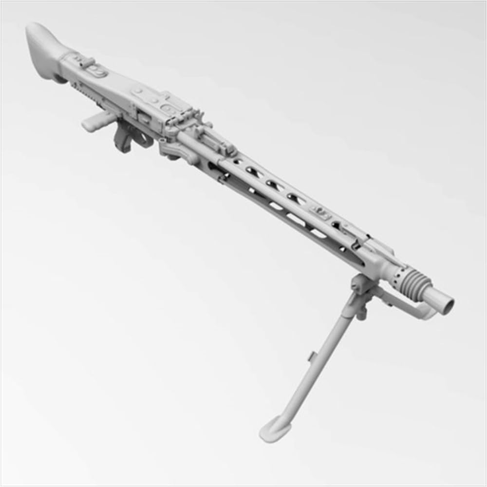 HD Models 1/35 Scale German MG42 Machine Gun, Late Model, 2-Piece Set, 3D Printer Kit, HDM35034