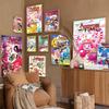 Cartoon A-adventures Time DIY Sticky Poster Fancy Wall Sticker for Living Room Bar Decoration Wall Decor