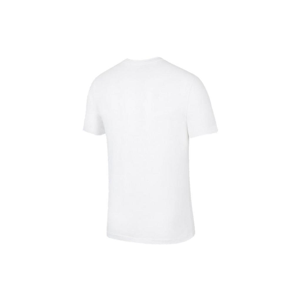 Nike T Shirts Men's White Crew Neck Moderate Straight Fit CT8789-100