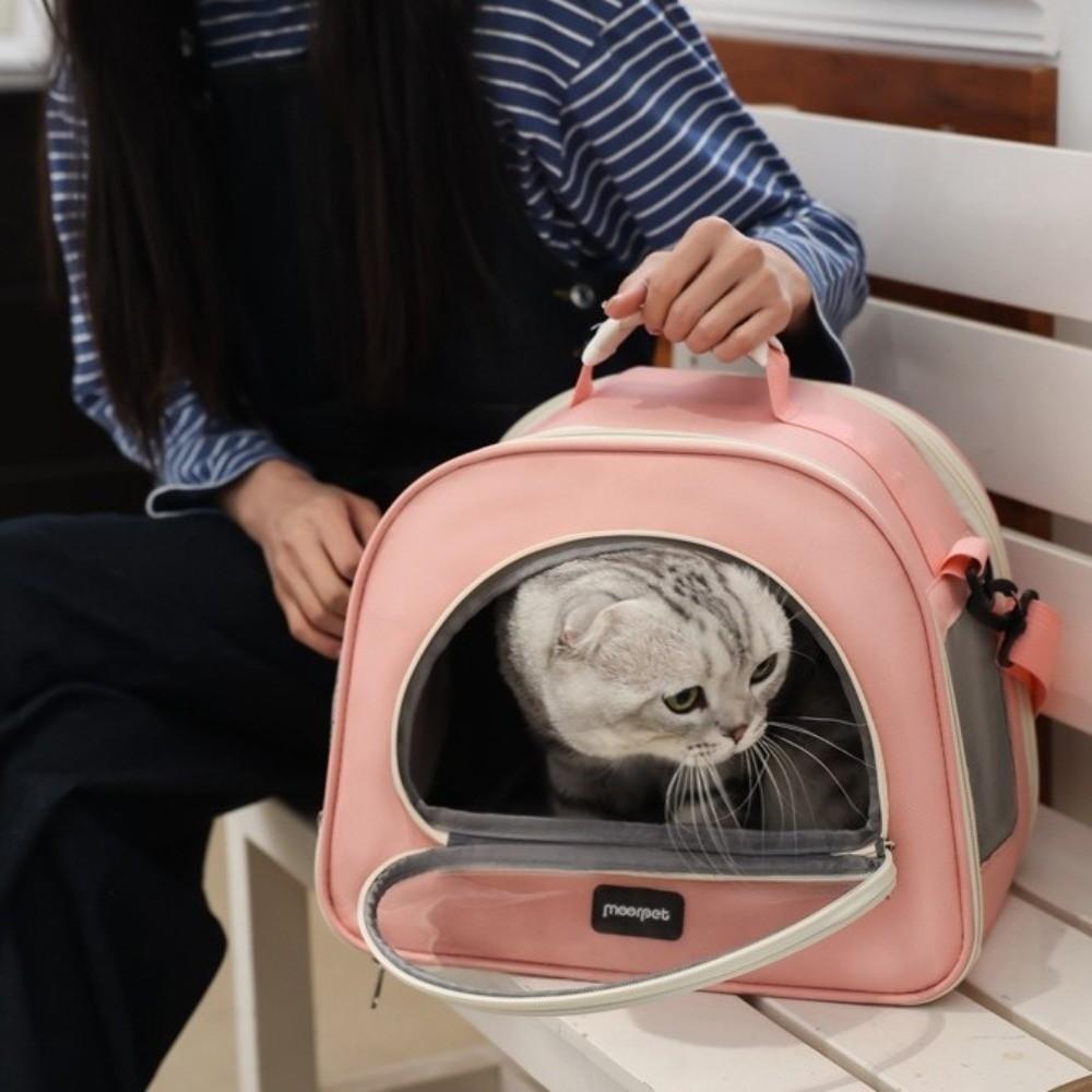 Fashion Breathable Pet Cat Backpack Portable Colorful Cat Outdoor Handbag Foldable Cat Carrier Bag for Puppy Cats