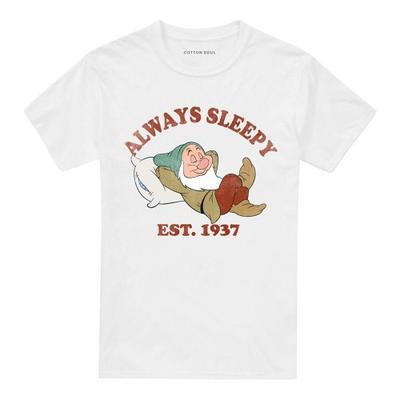 Snow White And The Seven Dwarfs Unisex Adult Sleepy Dad 1937 Fathers Day T-Shirt