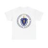 Herren- und Damen-T-Shirts Massachusetts Staatswappen BRANDNEUE Kleidung