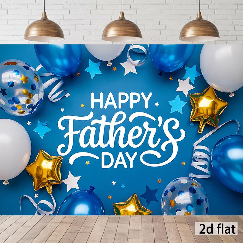 

Warm Fathers Day Theme Decoration Tapestry Living Room Decoration Background Refreshing Atmosphere Props 74x94cm(29x37in)