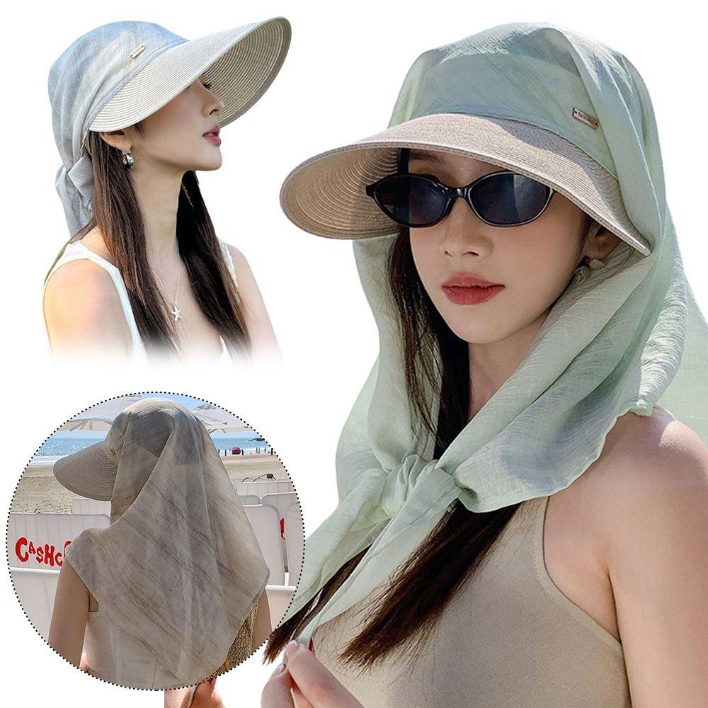 Nekbescherming Zon Hoed UV Bescherming Baseballpet Koreaanse Amerikaanse Stijl Hoofddoek Hoed