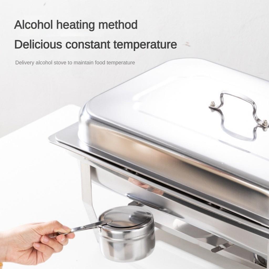 Full Size Stainless Steel Chafing Dish  Buffet Set Serving Tray Party Catering  Food Warmer