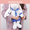 Cute Sailor Suit Cartoon Rabbit Plush Doll Toy For Kids Gift And Home Decor