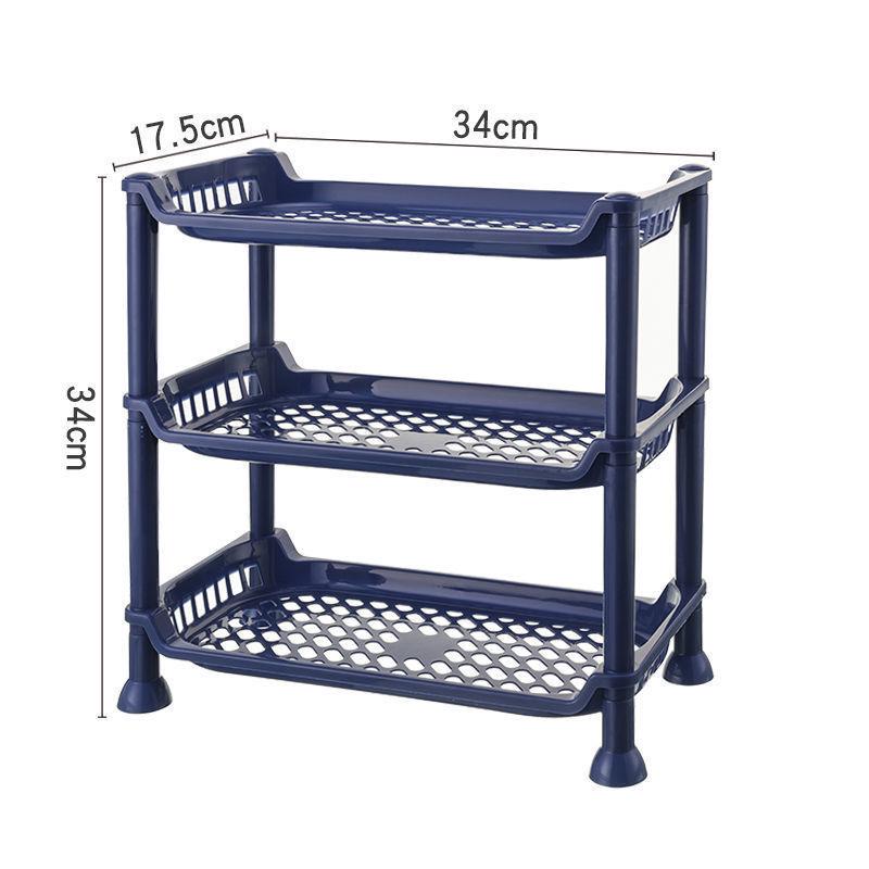 Multi-Purpose Floor-Standing Storage Rack for Kitchen, Bathroom, and Dorms